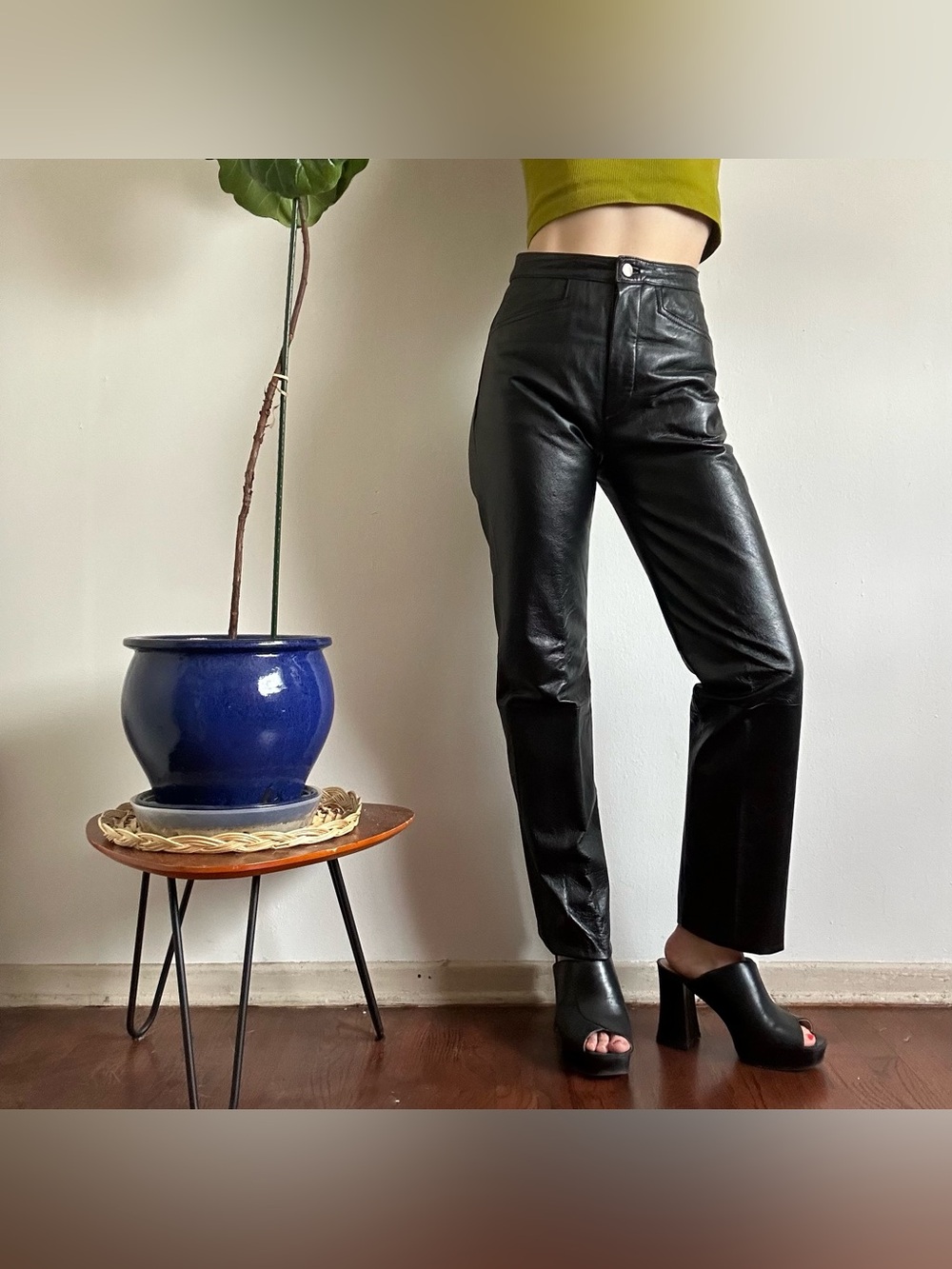 90's Wilsons Leather Pants